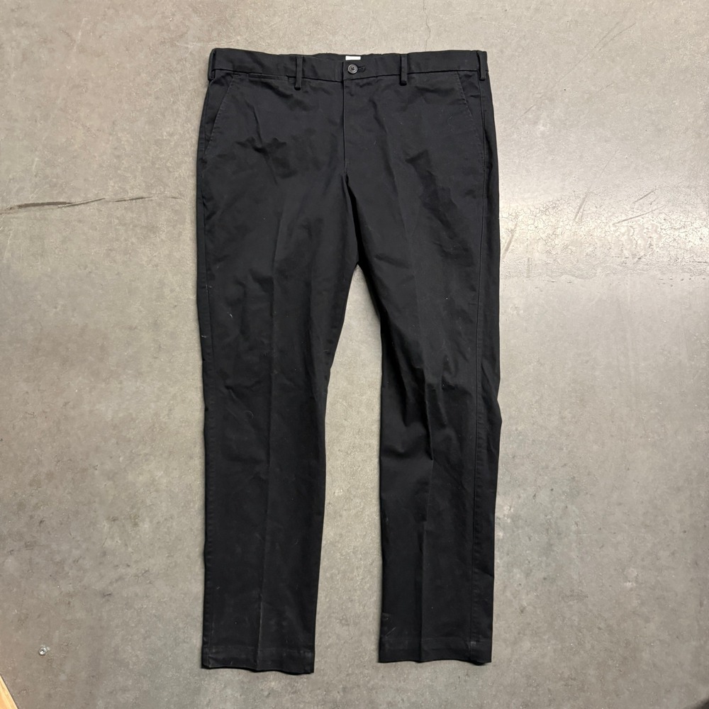 Gap Mens Essential Khaki Slim Fit Chino Pants Black 38x32